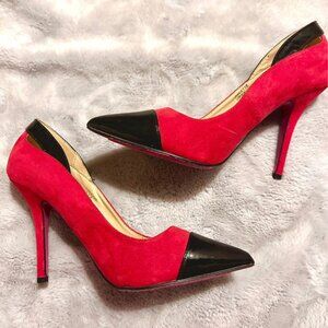 Red and Black Heels